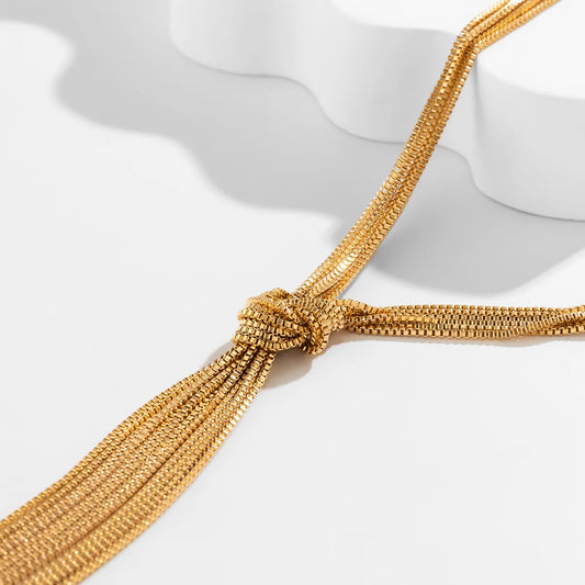 Chain Knotted Necklace