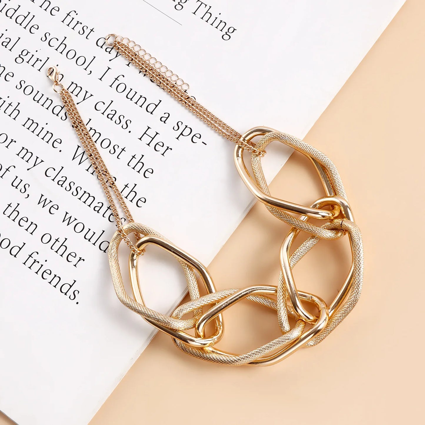 Thick Chain Choker Necklace
