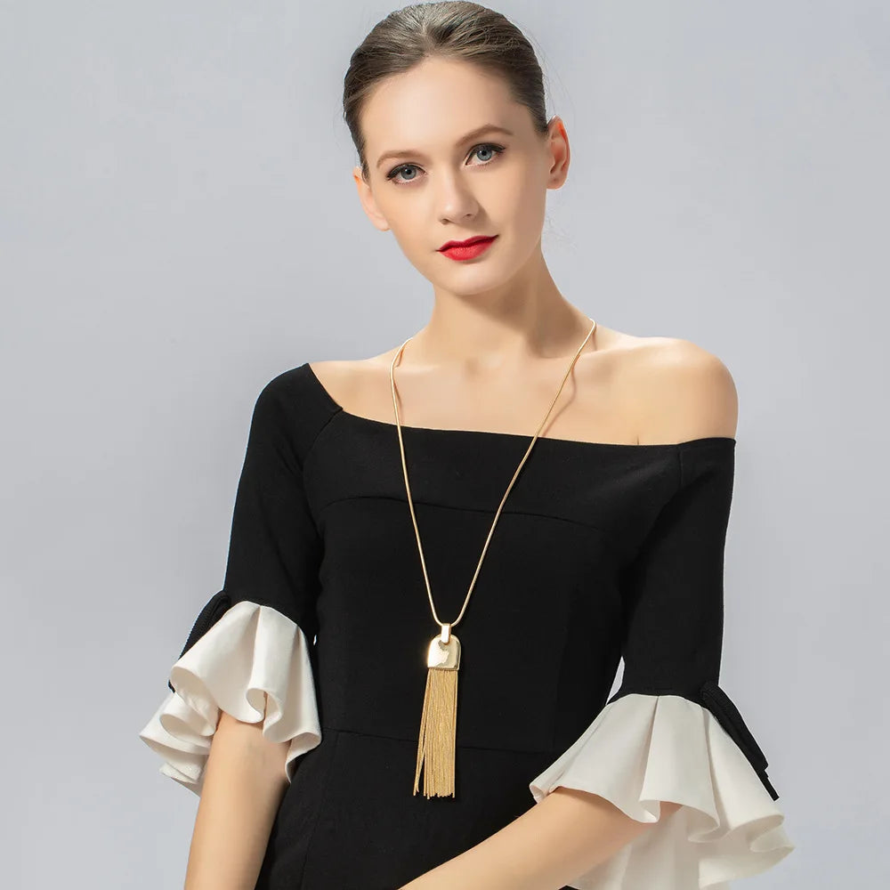 European Tassel Necklace