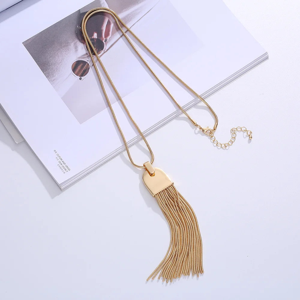 European Tassel Necklace