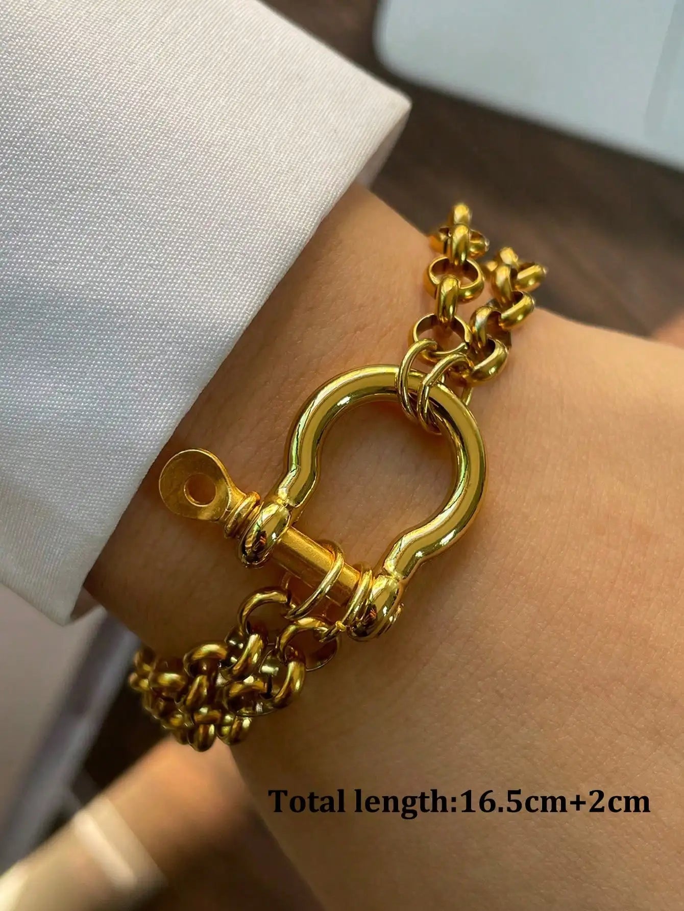 Horseshoe & Chunky Bracelet